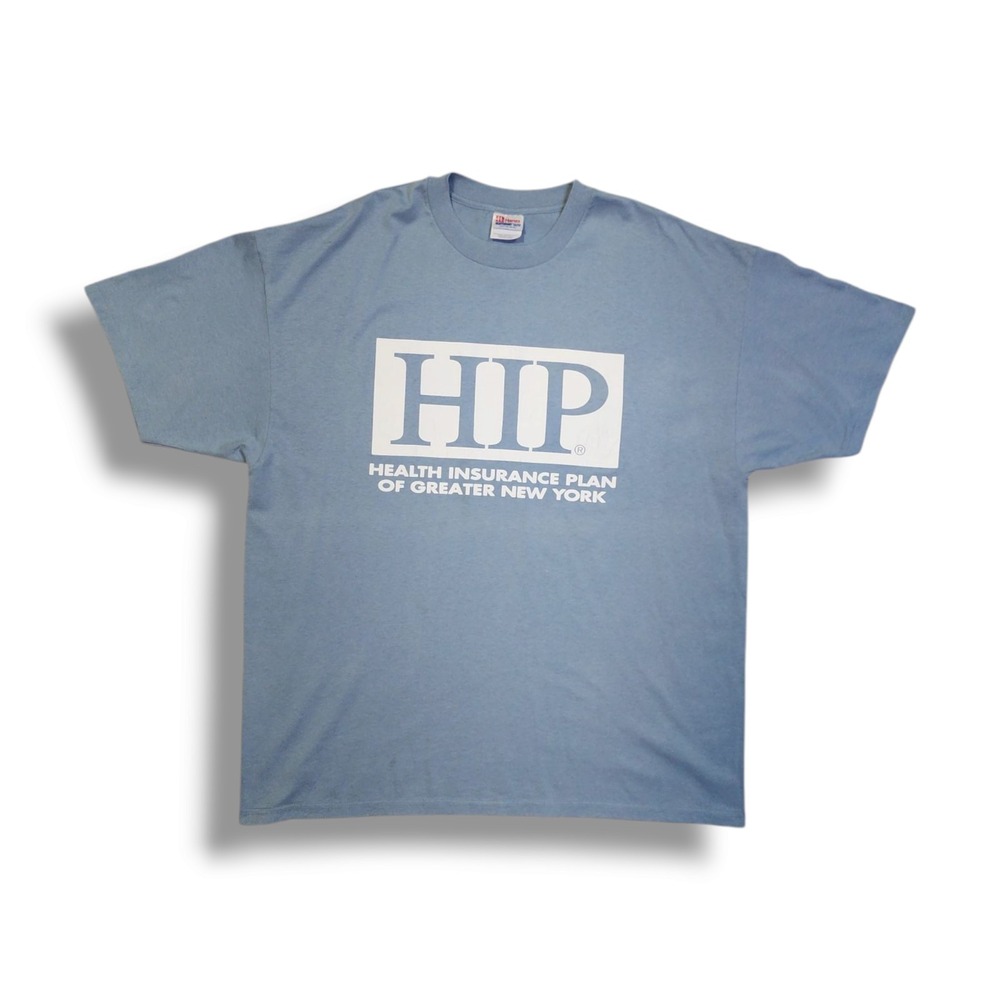 Vintage Health Insurance Plan Of Greater New York Blue‎ T-Shirt Men's 2XL